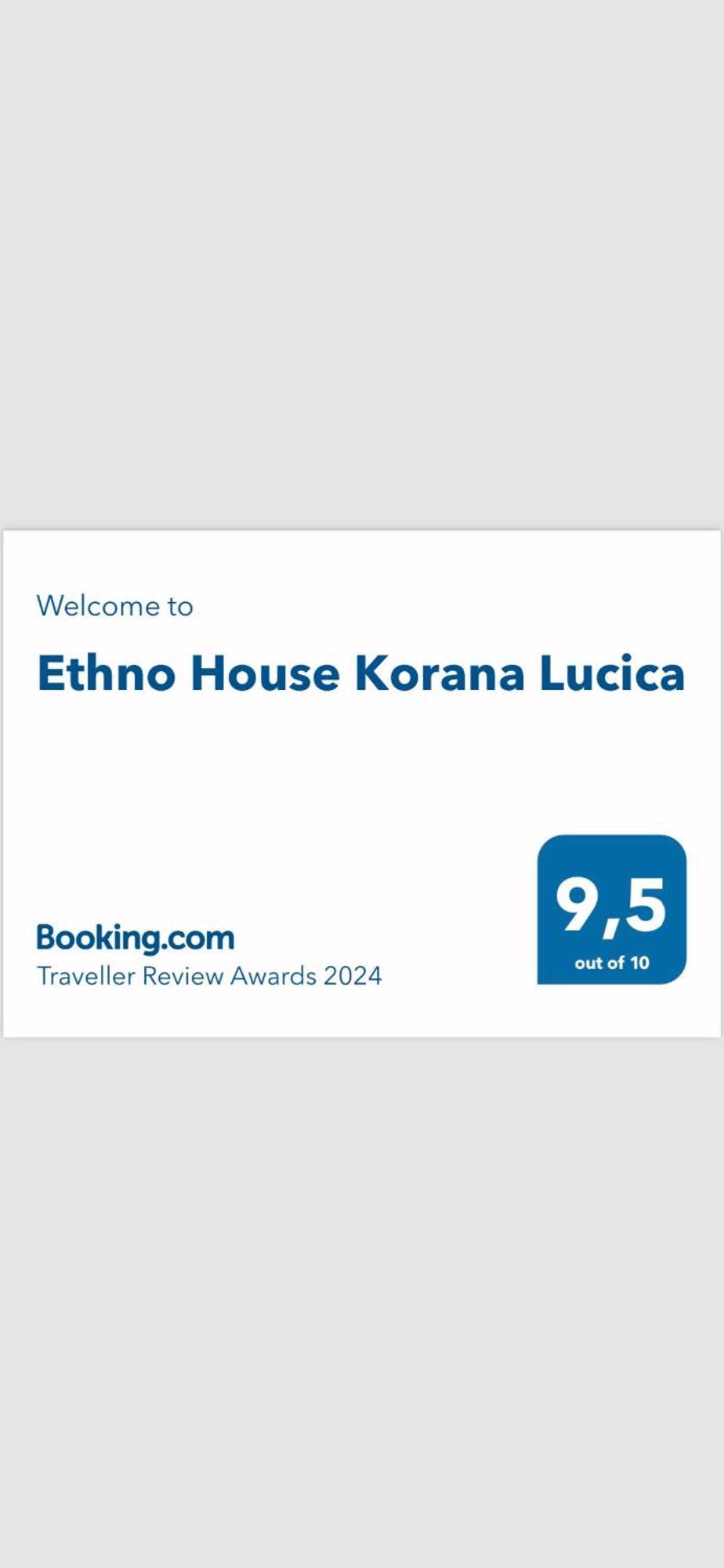 Ethno House Korana Lucica旅馆 外观 照片